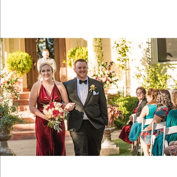 Jenny Yoo Berry Sullivan dress size:12 (velvet) - Picture 10 of 11